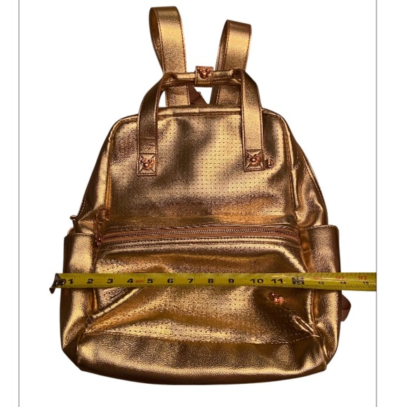 Disney Parks Mickey Mouse Icon Gold Flair Backpack - Picture 5 of 6